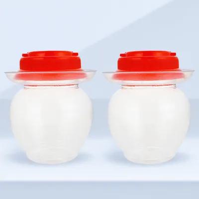 Food Storage Plastic Container - 2개 세트, 플라스틱 밀폐 용기, 가정용,