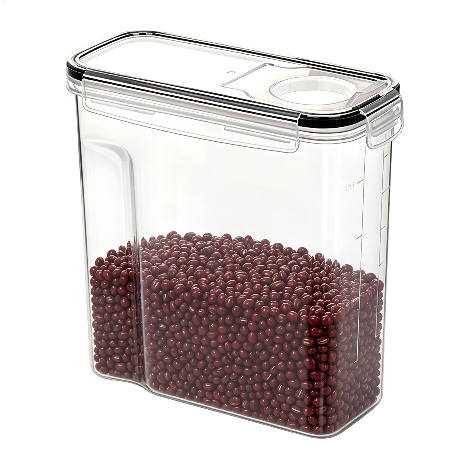Food Storage Airtight - 밀폐형 곡물 보관 용기, 4L 용량,