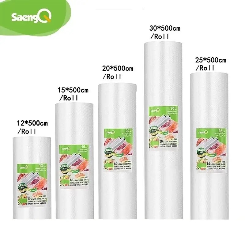 Vacuum Sealer Bag - SaengQ 진공 백 음식 진공용 밀봉기