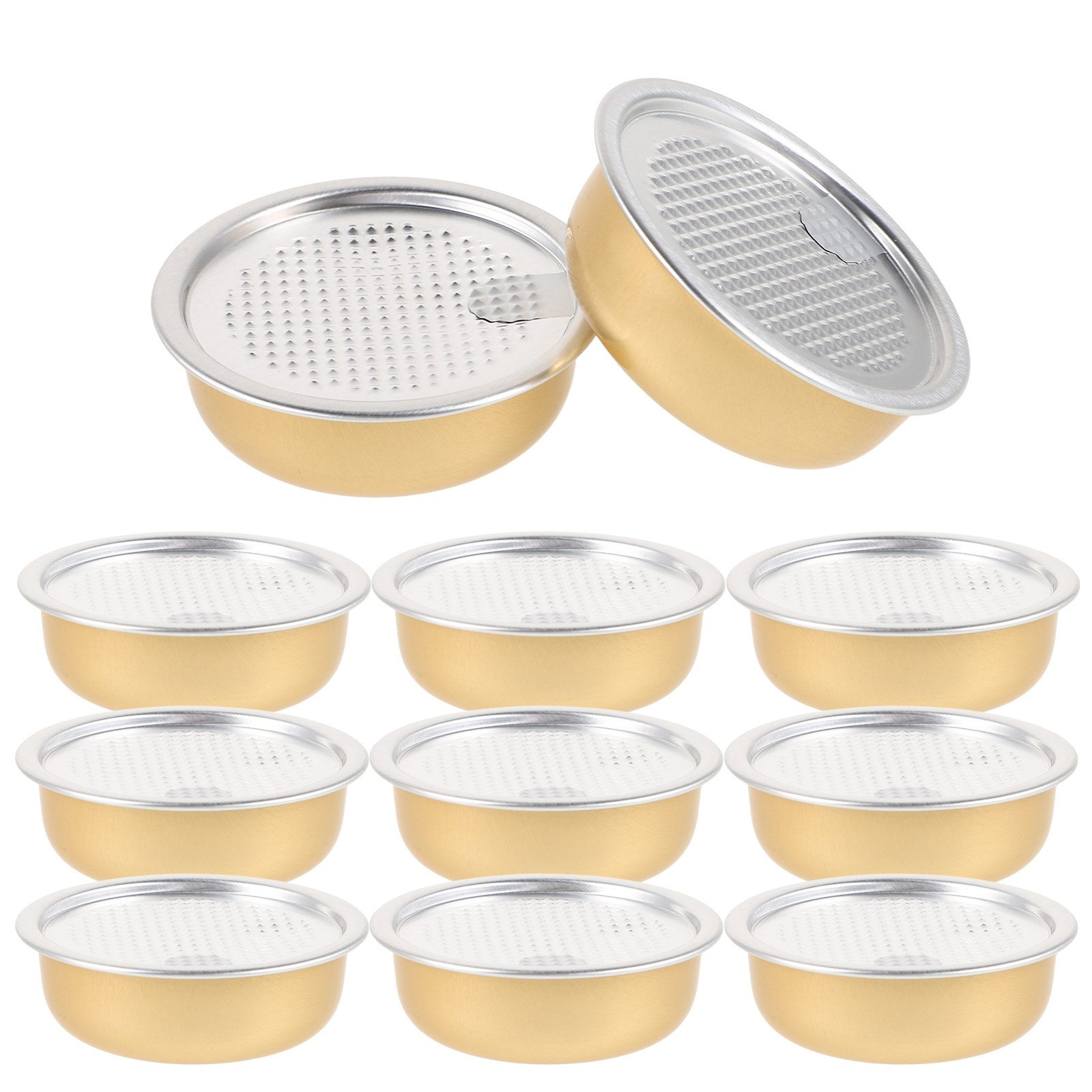 Food Storage Aluminum - 12개 알루미늄 식품 보관 용기, 빈
