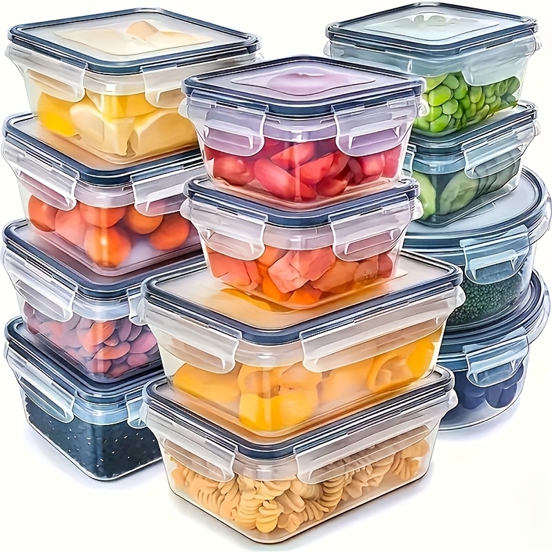 Food Storage Jar Set - 8Pcs 용기 4개 뚜껑 4개 세트
