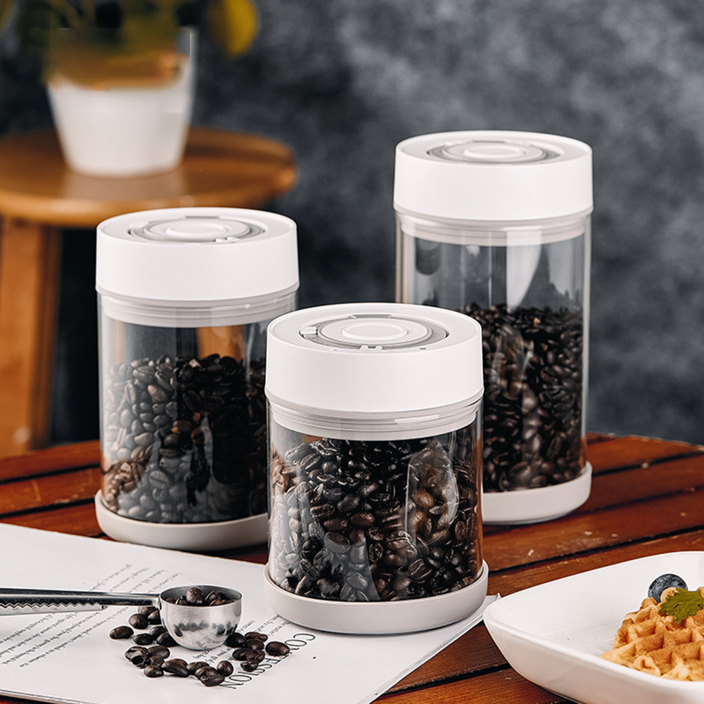 Food Storage Warehouse - 주방 습기 방지 유리 커피콩 항아리