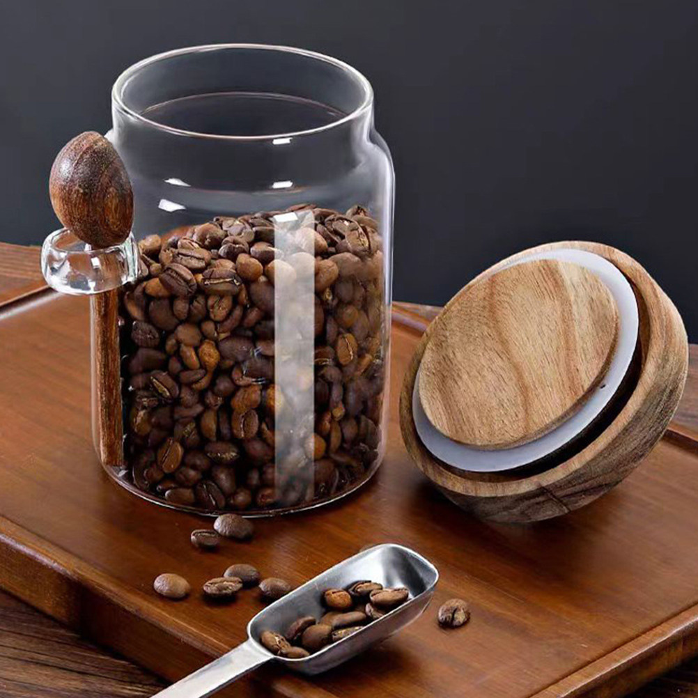 Food Storage Airtight - 투명 유리 식품 보관 용기, 밀폐형