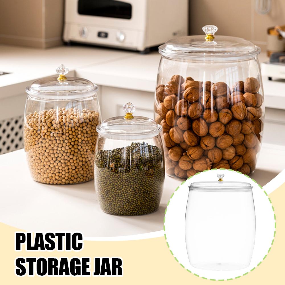 Food Storage Plastic Container - 대형 투명 플라스틱 밀폐 용기, 쿠키,