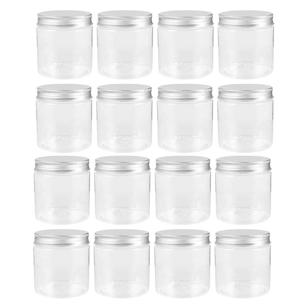 Food Storage Plastic Container - 투명한 재질의 20개입 애완동물용 유리병 세트,