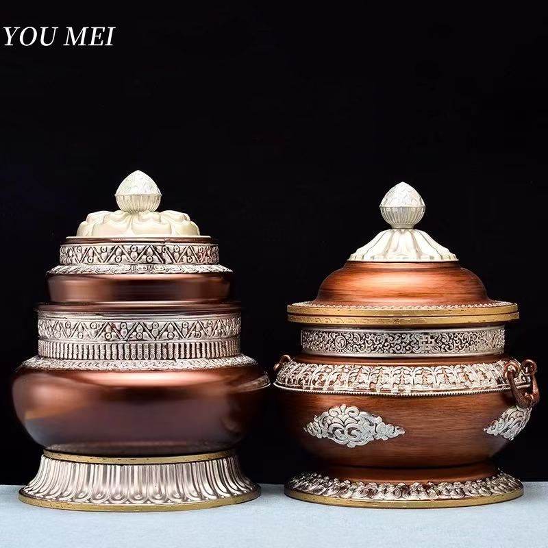 Food Storage Metal Box - 네팔 여러 스타일 및 크기 항아리,