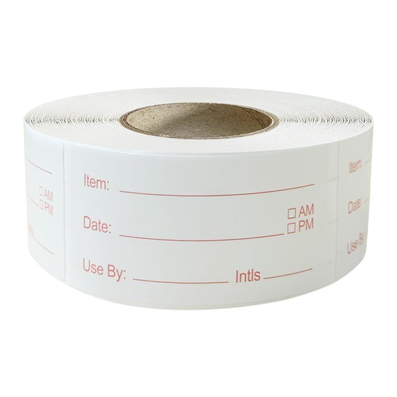 Food Storage Labels - 500개/롤 5*2.5cm 주방 스티커 냉장고 냉동고