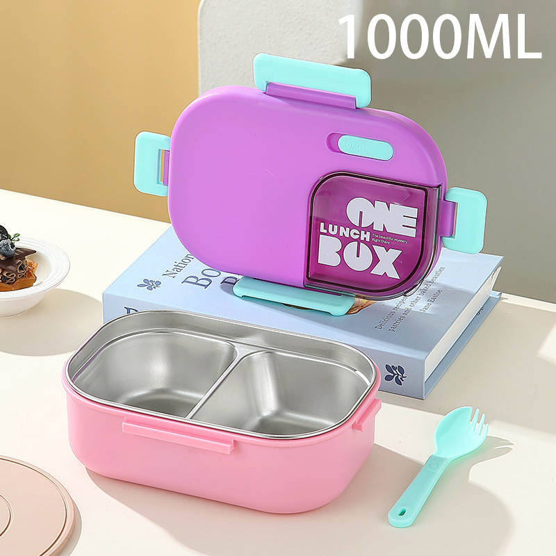 304 스테인리스 스틸 칸막이 도시락, 휴대용 금속 도 - Food Storage Metal Box 리뷰 및 가격
