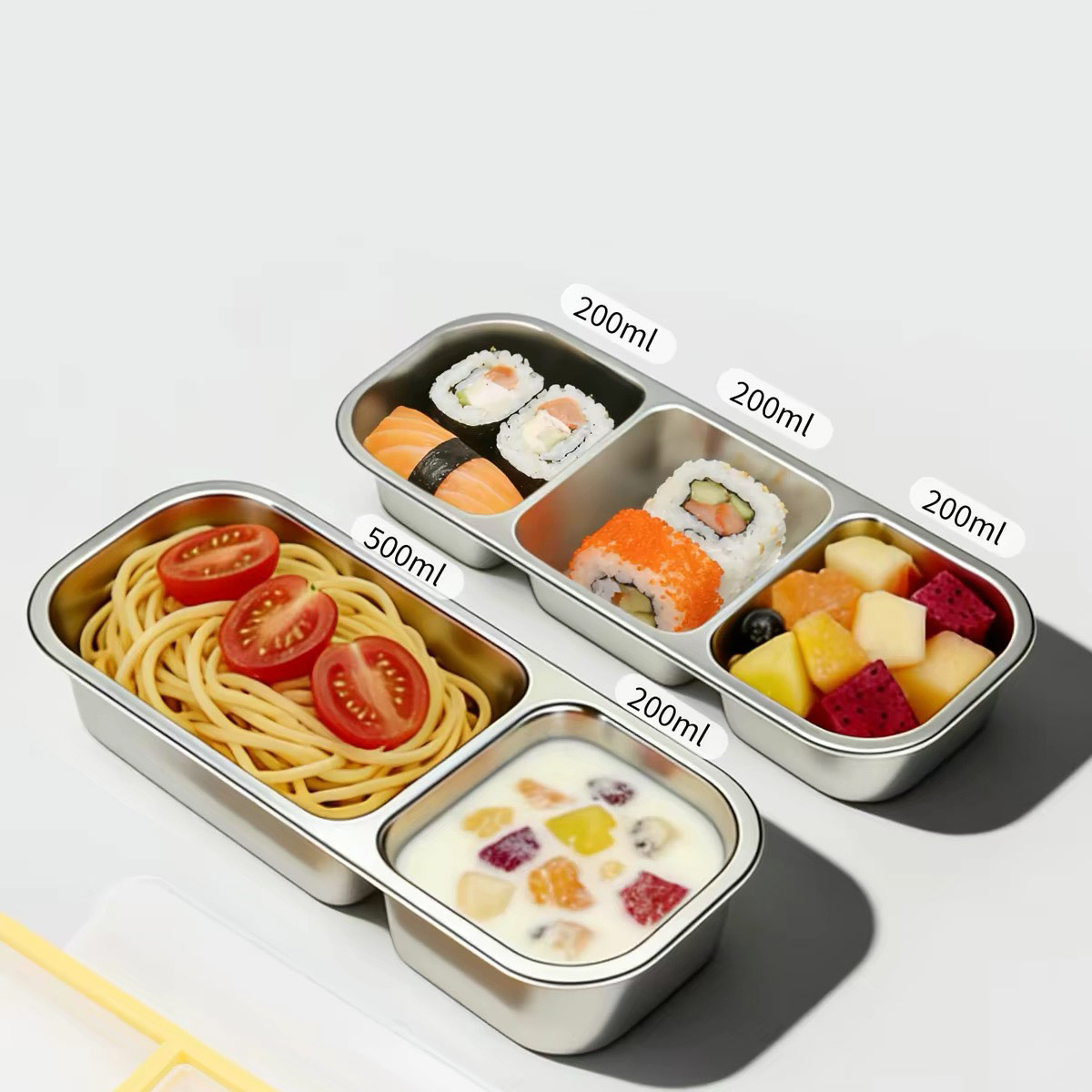 스테인리스 스틸 뚜껑 있는 식품 보관 용기, 식품 등급 - Food Storage Metal Box 리뷰 및 가격