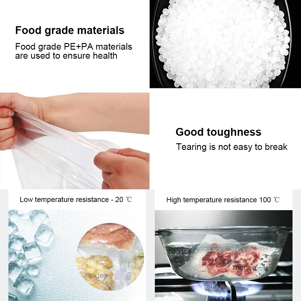식품에 대 한 진공 포장 가방 100pcs 진공 실러  - Vacuum Sealer Bag 리뷰 및 가격