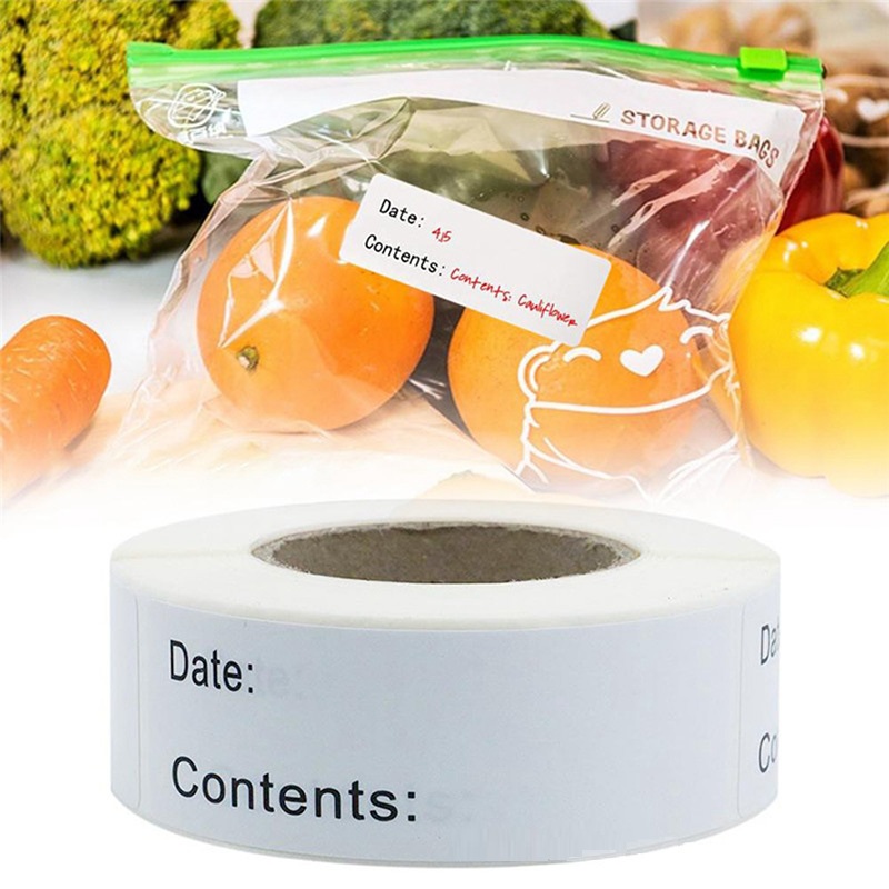 자체 접착식 제거 가능 식품 보관 라벨 방수 날짜 내용 - Food Storage Label 리뷰 및 가격