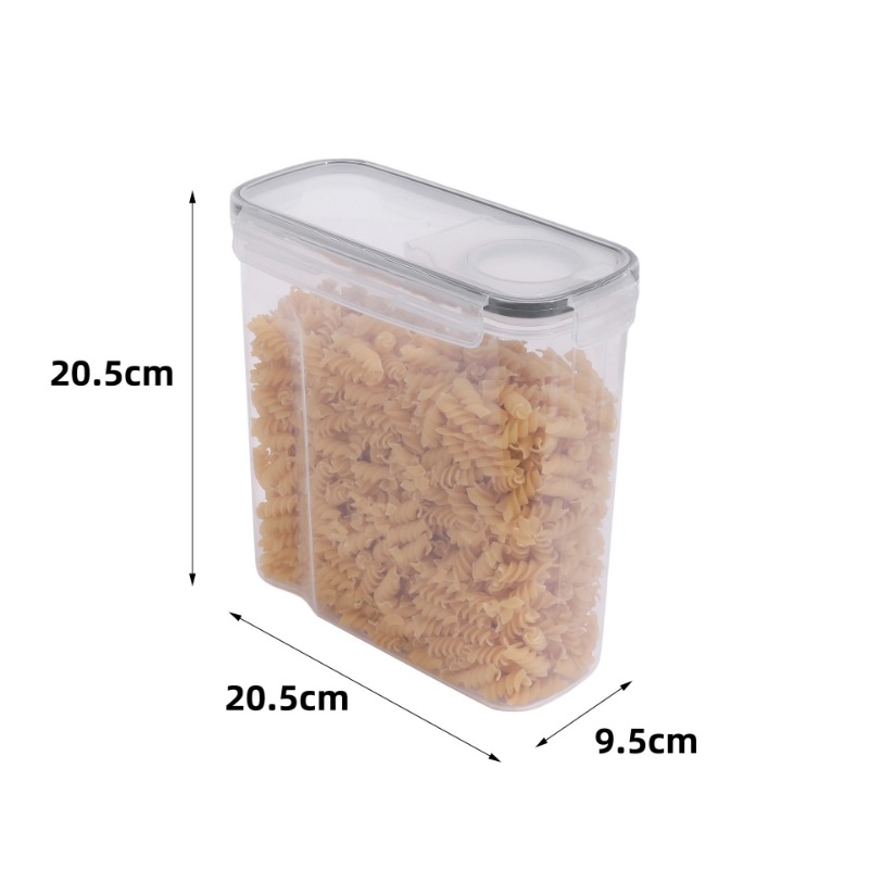 2.5L 시리얼 보관 용기 뚜껑 포함 1/2/4개 밀폐 - Food Storage Label 리뷰 및 가격
