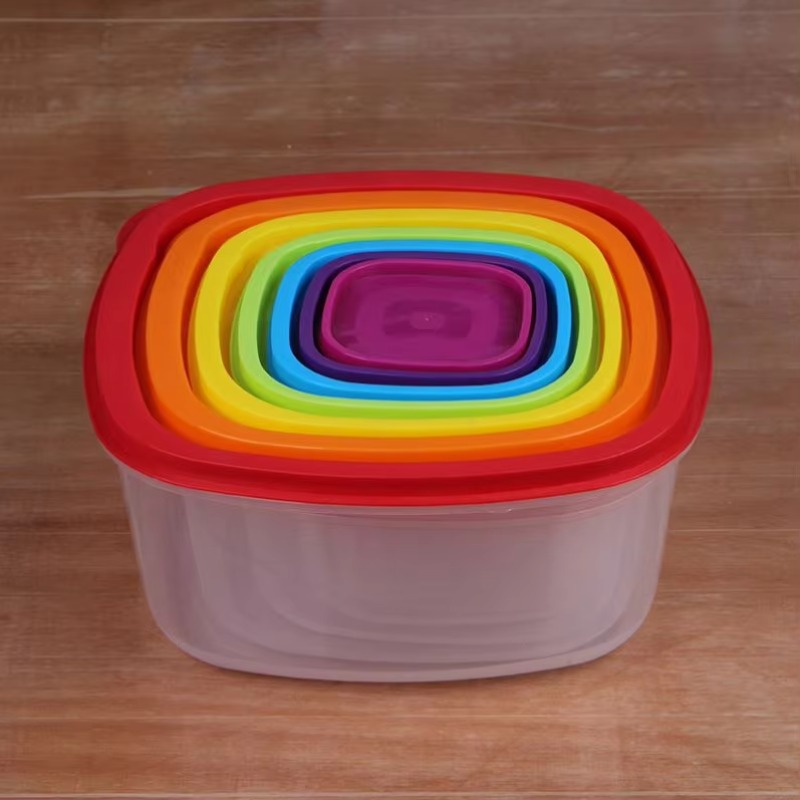 레인보우 7종 플라스틱 식품 보관 용기 - Food Storage Plastic Container 리뷰 및 가격