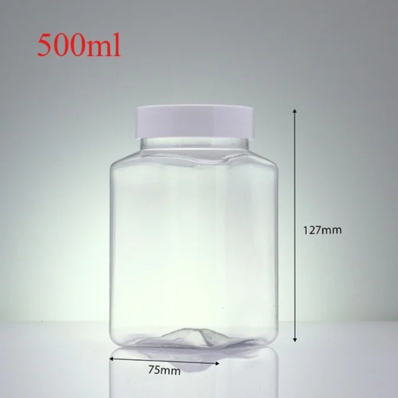 50/100/150/500ml 빈 투명 사각 플라스틱  - Food Storage Drums 리뷰 및 가격