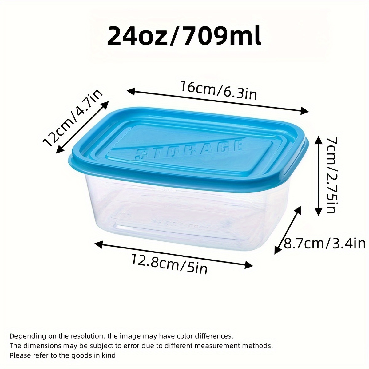 6개의 투명한 쌓을 수 있는 플라스틱 식품 보관 용기  - Food Storage Jar Set 리뷰 및 가격