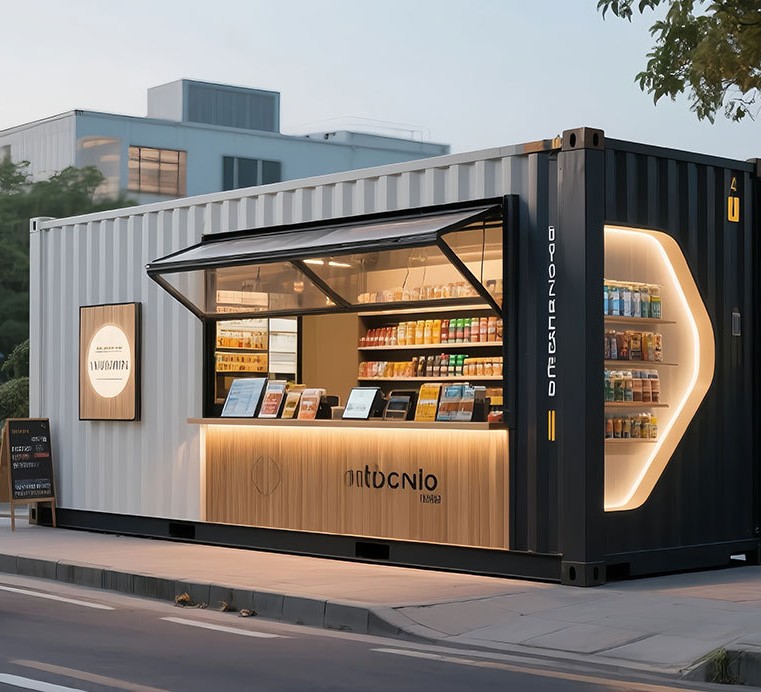 조립식 컨테이너 커피숍 밀크티 키오스크 이동식 패스트푸 - Food Storage Warehouse 리뷰 및 가격