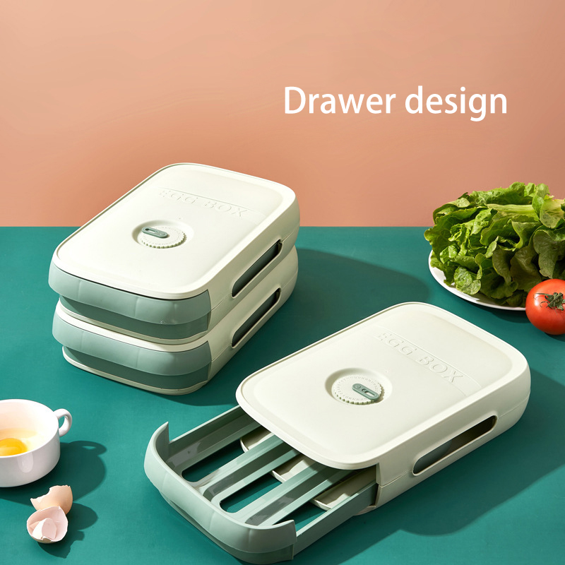 새로운 서랍형 계란 보관 냉장고 박스 주방용 쌓을 수  - Food Storage Plastic Container 리뷰 및 가격