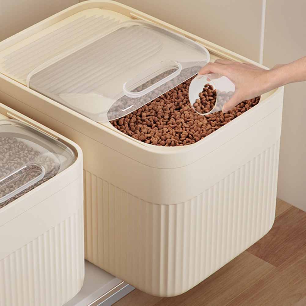 개 사료 저장 용기 5/10/15L 대용량 투명 애완  - Food Storage For Dog 리뷰 및 가격