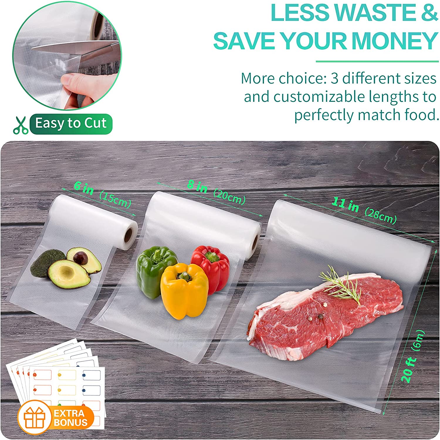 진공 식품 포장용 주방 가방 진공 밀봉 가방 수비드 보 - Vacuum Sealer Bag 리뷰 및 가격