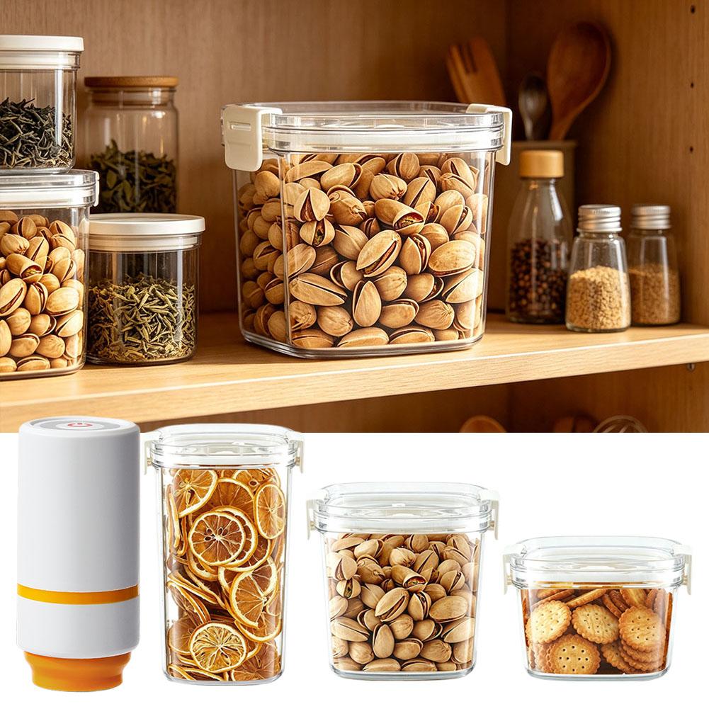 460–1300ml 진공 밀폐 보관 용기, 전기 펌프가 - Food Storage Drums 리뷰 및 가격