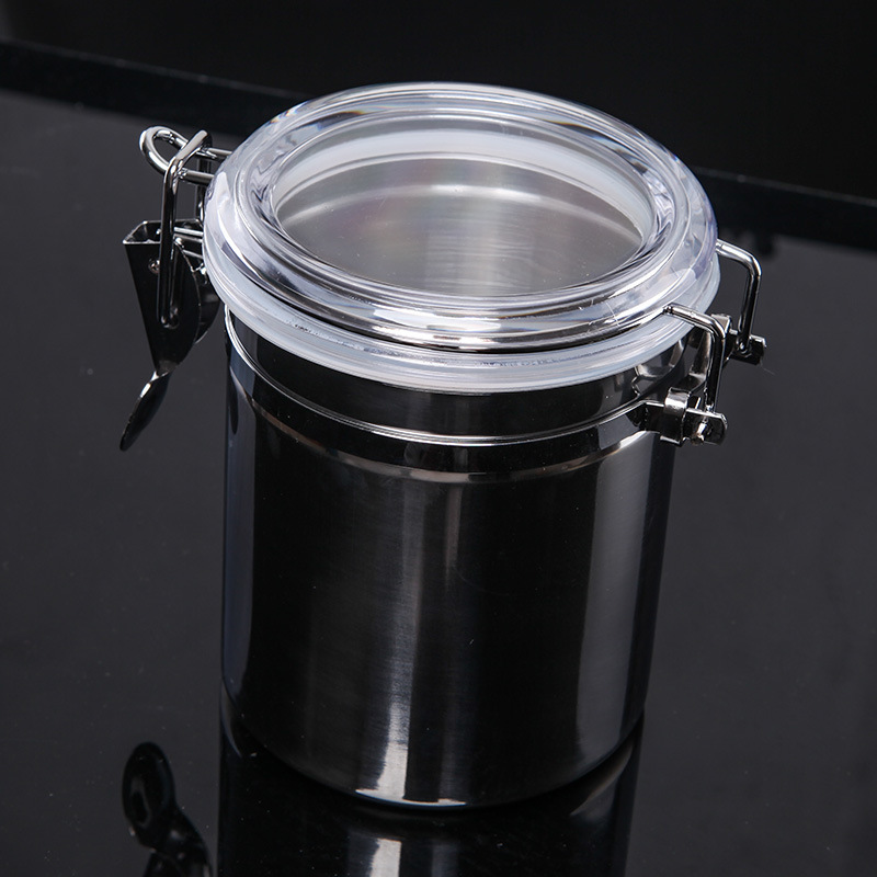 스테인리스 스틸 재질의 밀폐 용기로, 습도계 옵션을 제 - Food Storage Airtight 리뷰 및 가격