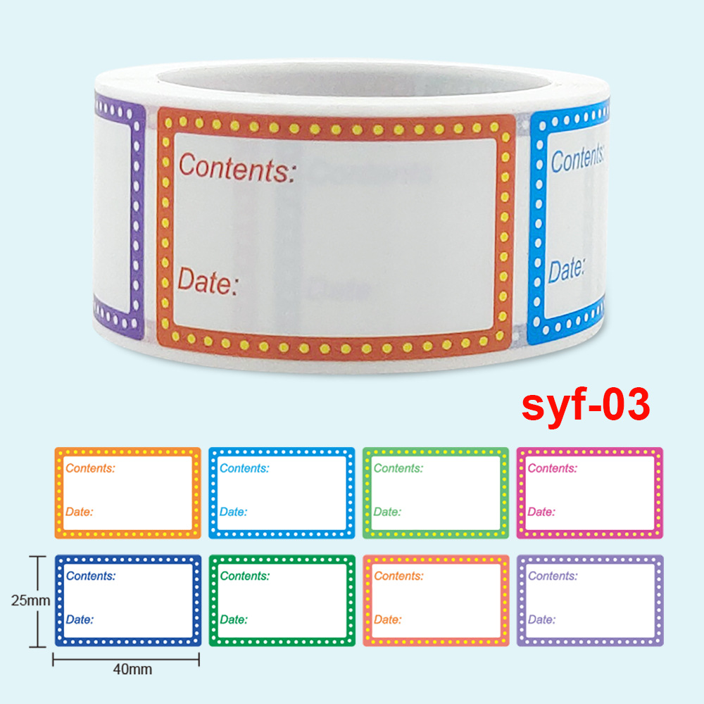 안전한 날짜 식품 카탈로그 보관 자체 접착 라벨 스티커 - Food Storage Label 리뷰 및 가격