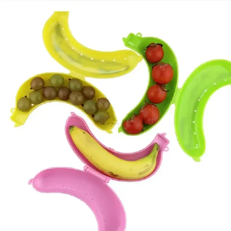 튼튼한 플라스틱 바나나 보관 용기, 야외용, 여행용,  - Food Storage Plastic Container 리뷰 및 가격