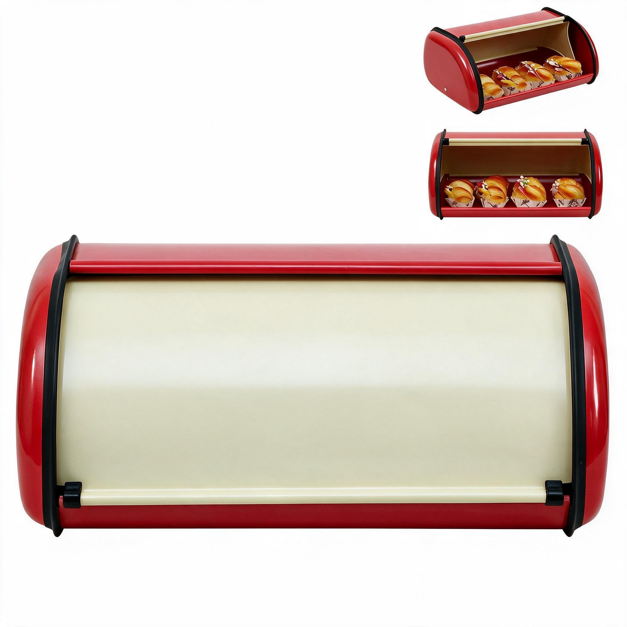 주방 조리대용 금속 빵 보관함, 13.8인치 롤탑형 빵 - Food Storage Metal Box 리뷰 및 가격