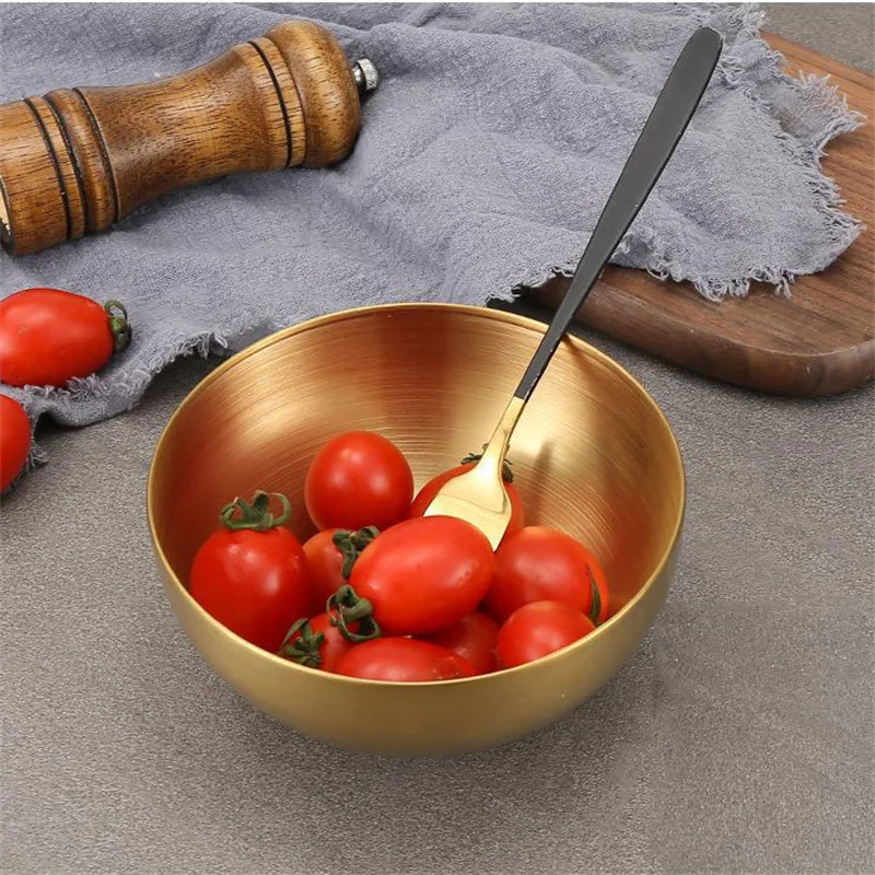 두꺼운 스테인리스 과일 샐러드 그릇 15cm/20cm/ - Food Storage Metal Box 리뷰 및 가격