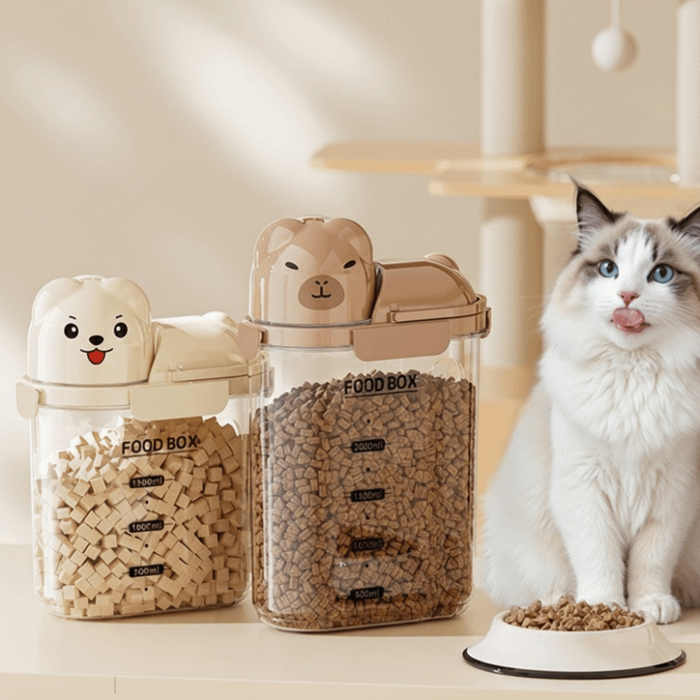 대용량 강아지 사료 보관함 투명 누수 방지 사료 보관  - Food Storage For Dog 리뷰 및 가격