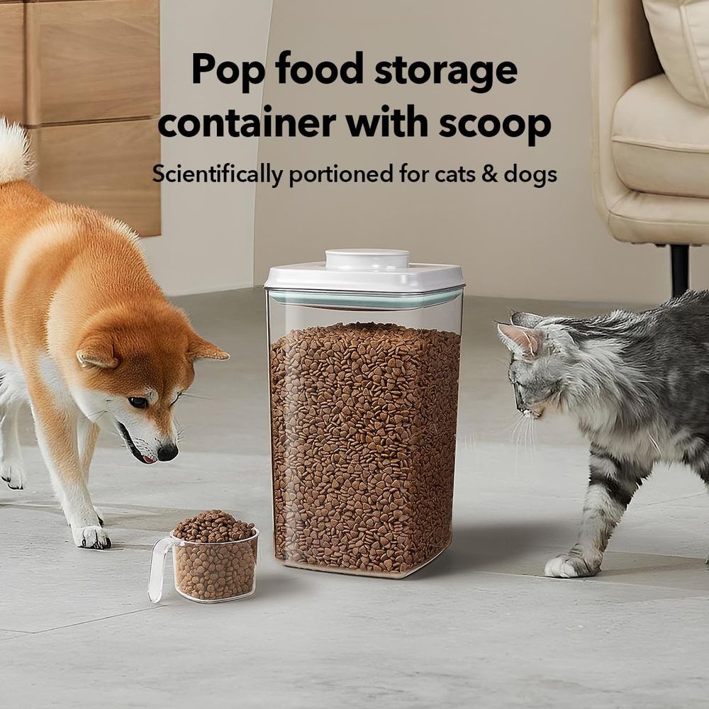 130ml 스쿱 – 4L/4.2qt 밀폐형 개 사료 용 - Food Storage For Dog 리뷰 및 가격