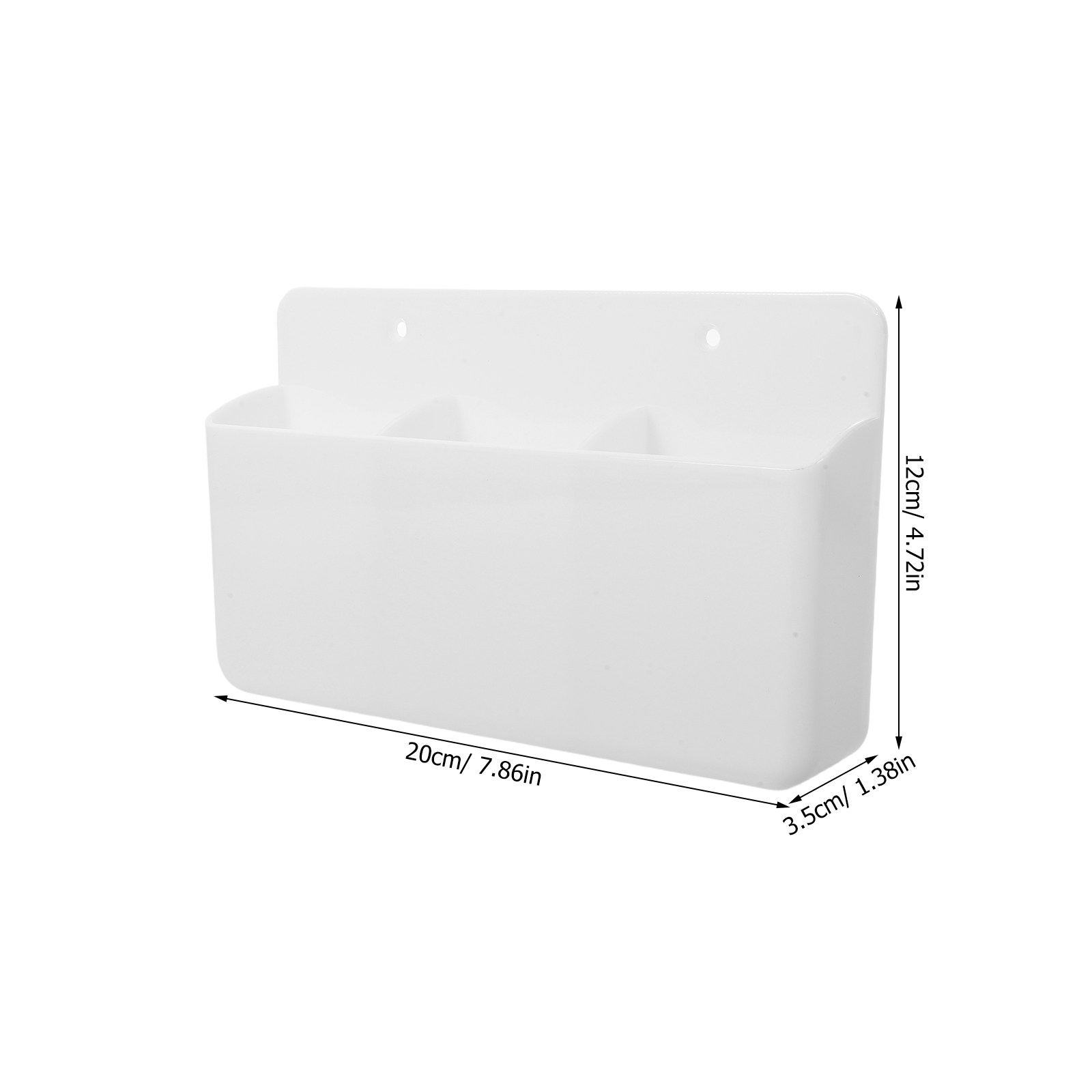 3칸으로 나뉜 벽걸이형 리모컨 보관함, 접착식 수납 상 - Food Storage Organizer 리뷰 및 가격