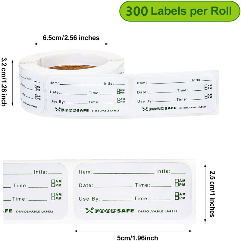 300/pcs 식품 저장 라벨 접착제 이동식 식품 라벨 - Food Storage Label 리뷰 및 가격