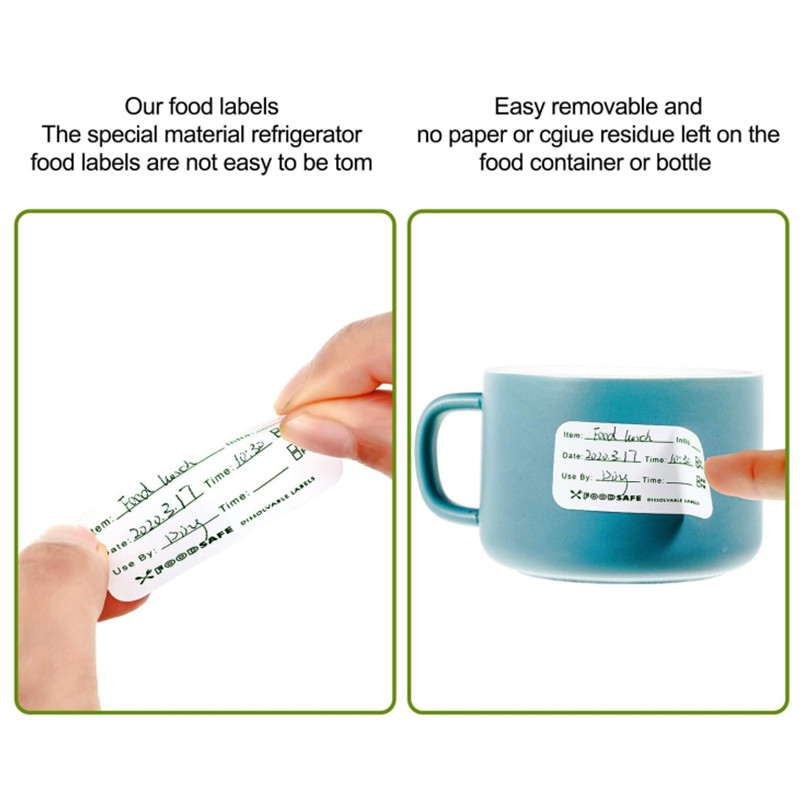300/pcs 식품 저장 라벨 접착제 이동식 식품 라벨 - Food Storage Label 리뷰 및 가격