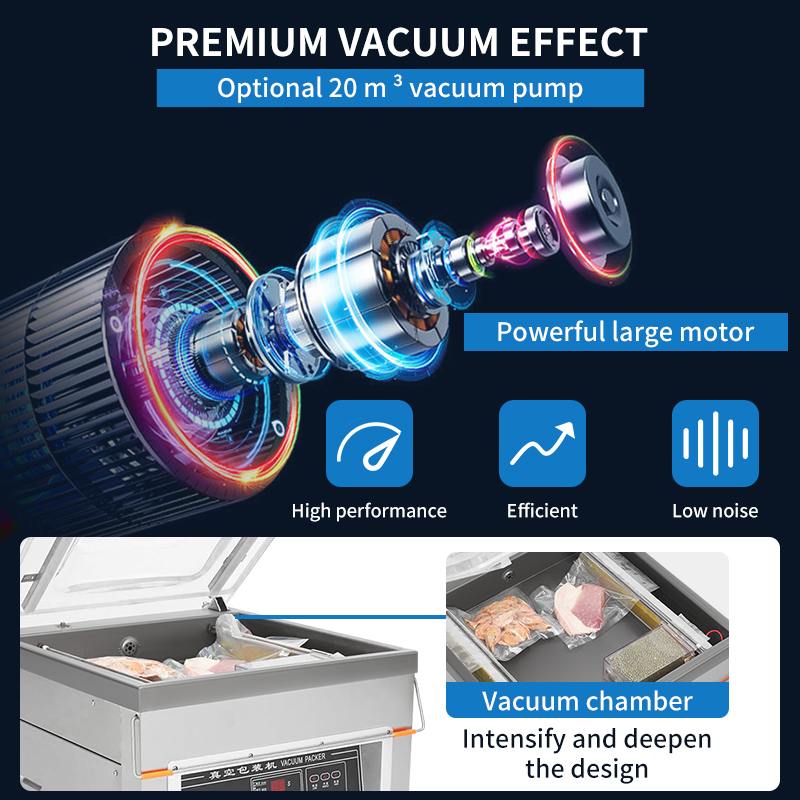 DZ-500 수직형 단일 챔버 식품 진공 포장기 반자동 - Vacuum Sealer Bag 리뷰 및 가격