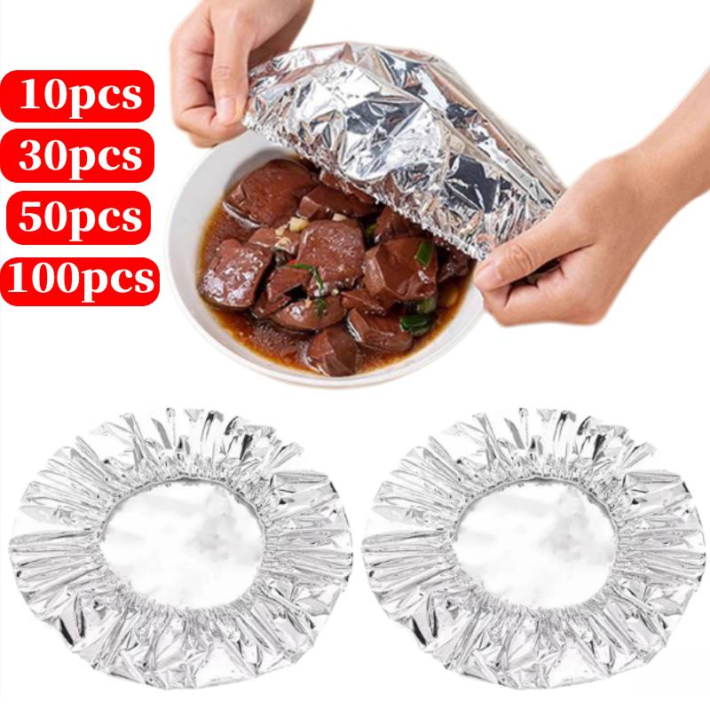 10-100PCS 반복 사용 가능한 필름 절연 커버,  - Food Storage Aluminum 리뷰 및 가격