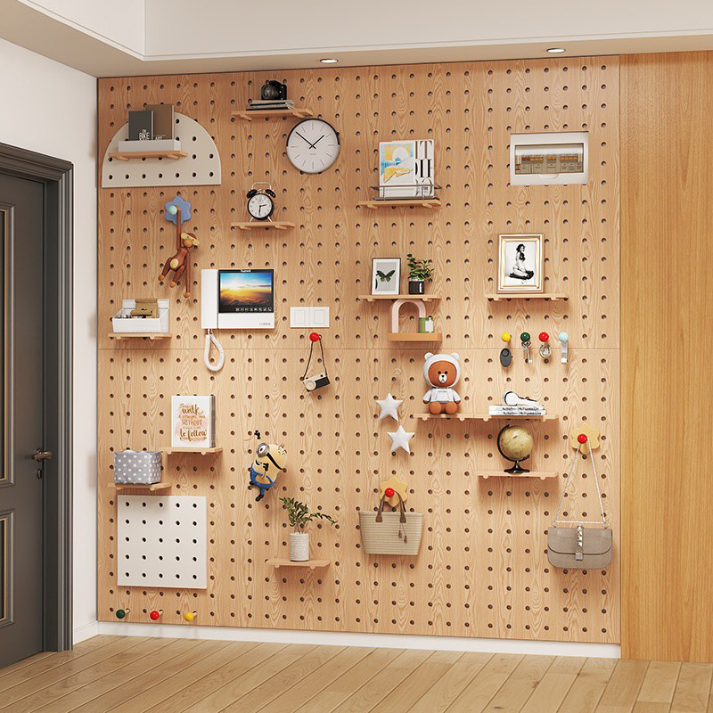 원목 북유럽 스타일 페그보드 벽 선반 주방 수납 장식용 - Food Storage Organizer 리뷰 및 가격
