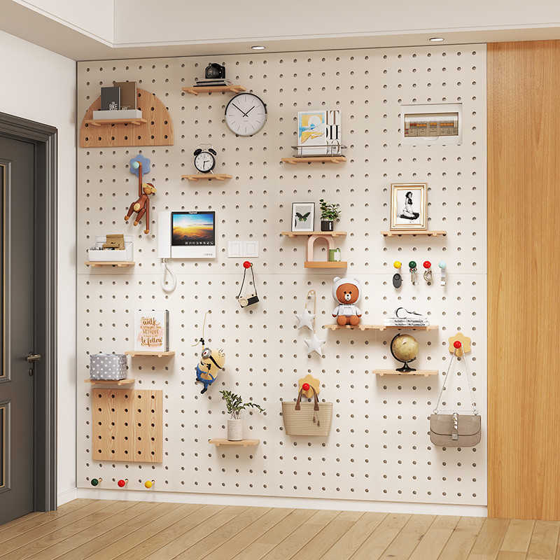 원목 북유럽 스타일 페그보드 벽 선반 주방 수납 장식용 - Food Storage Organizer 리뷰 및 가격