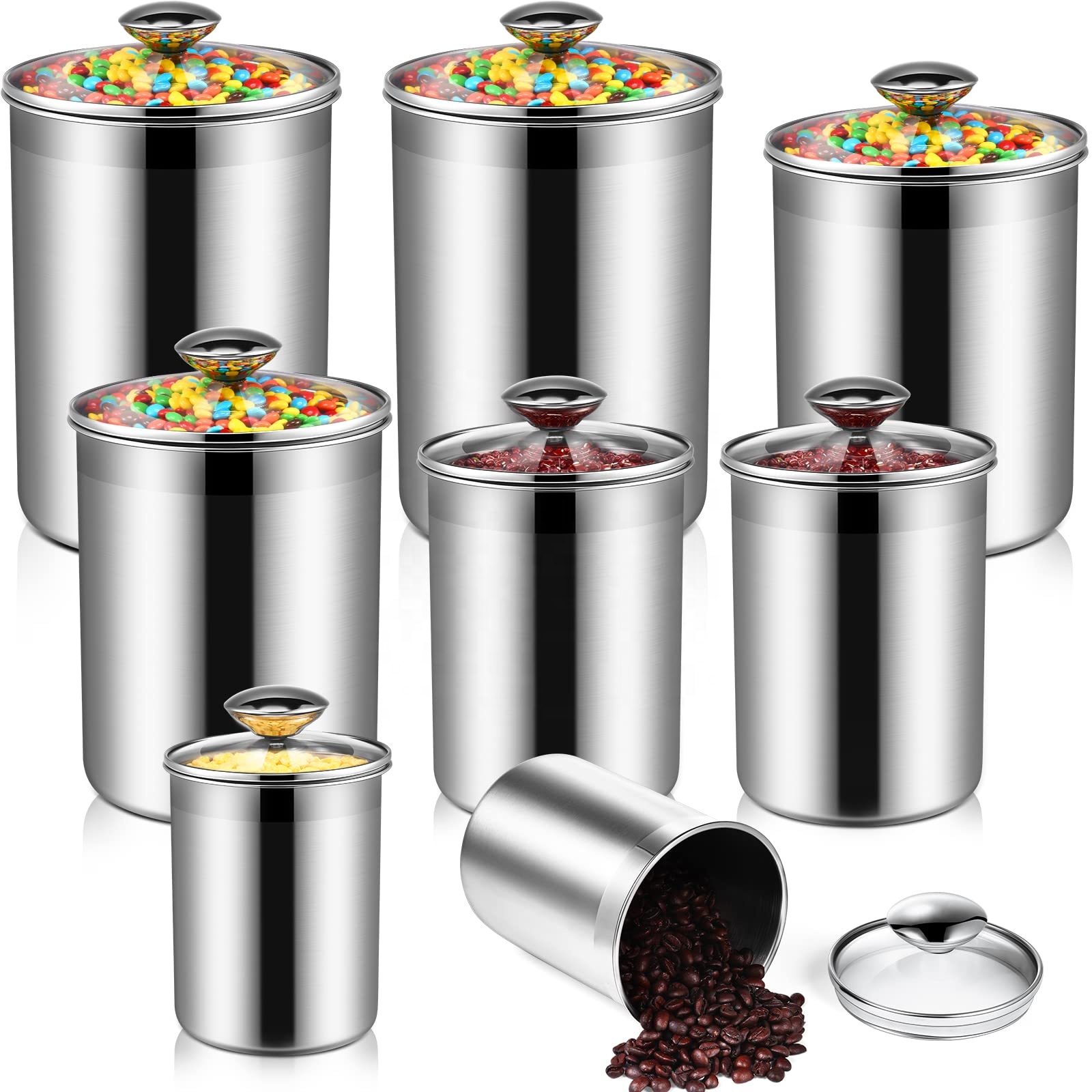 식품 보관 용기 차 커피 설탕 밀가루 밀폐형 주방 스테 - Food Storage Airtight 리뷰 및 가격