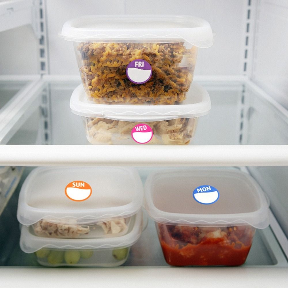 새로운 종이 주간 스티커 500개 자체 접착식 날짜 스 - Food Storage Label 리뷰 및 가격