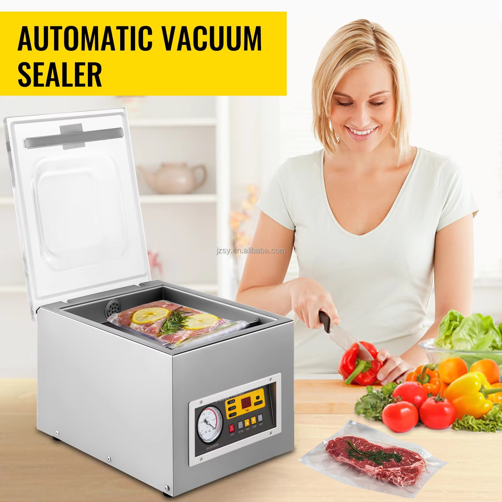 진공 포장기 상업용 플라스틱 백 실러 주방 식품 사업  - Vacuum Sealer Bag 리뷰 및 가격