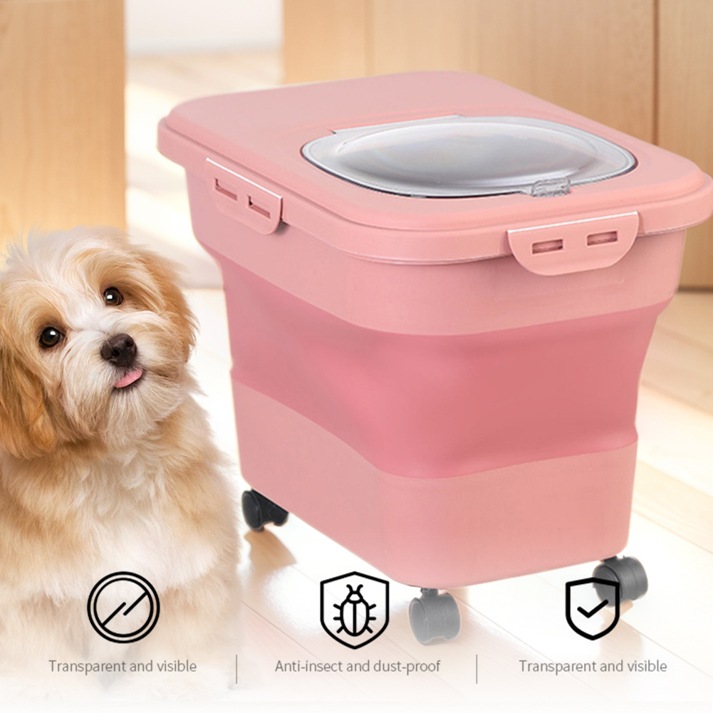 접이식 건식 고양이 사료 상자 20-30LB 접이식 고 - Food Storage For Dog 리뷰 및 가격