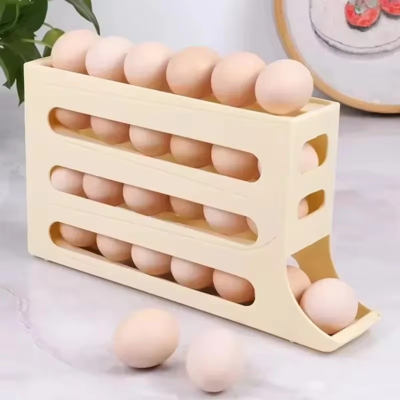냉장고용 4단 회전식 계란 보관대, 공간 활용도가 높은 - Egg Storage Holder 리뷰 및 가격