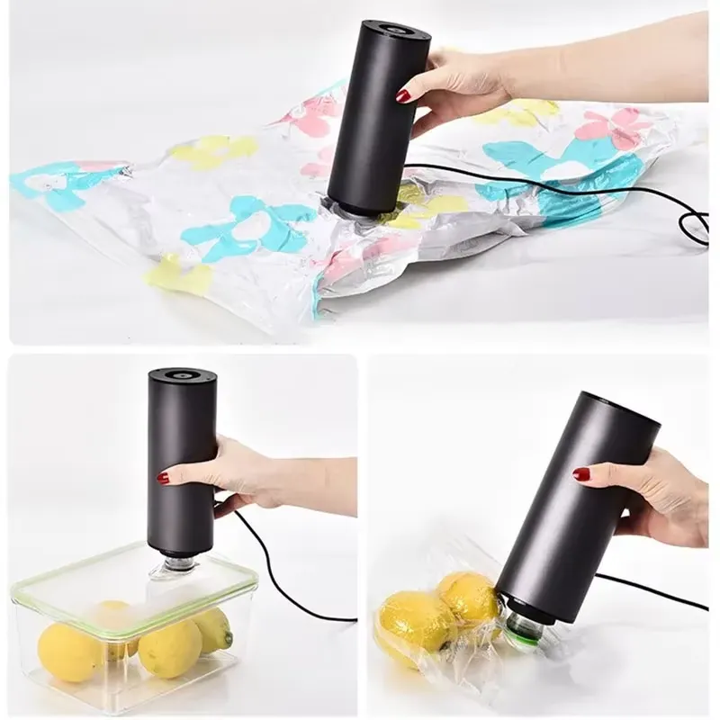 2 in 1 휴대용 진공청소기 미니 공기주입기 에어 컴 - Vacuum Sealer Bag 리뷰 및 가격