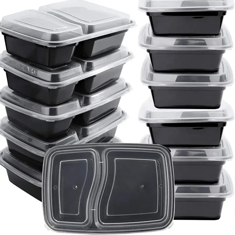 10 세트 뚜껑이 있는 일회용 식품 상자 전자레인지 식 - Food Storage Jar Set 리뷰 및 가격
