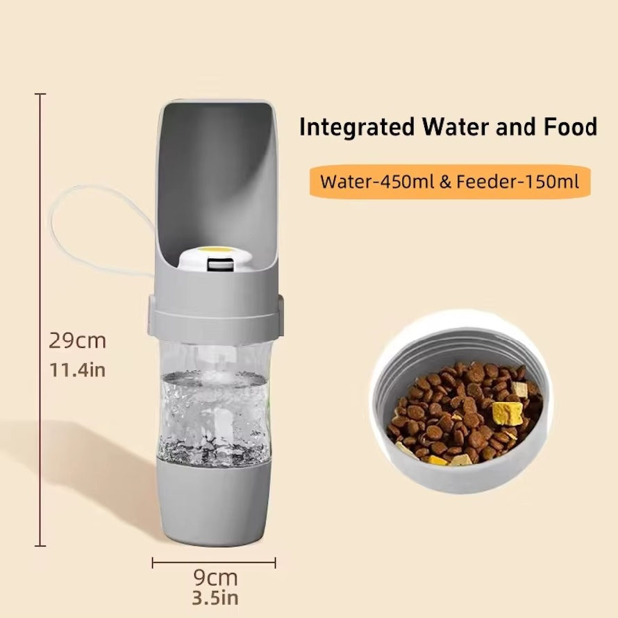 휴대용 애완견/애완묘 물통, 사료 및 물 보관 용기가  - Food Storage For Dog 리뷰 및 가격
