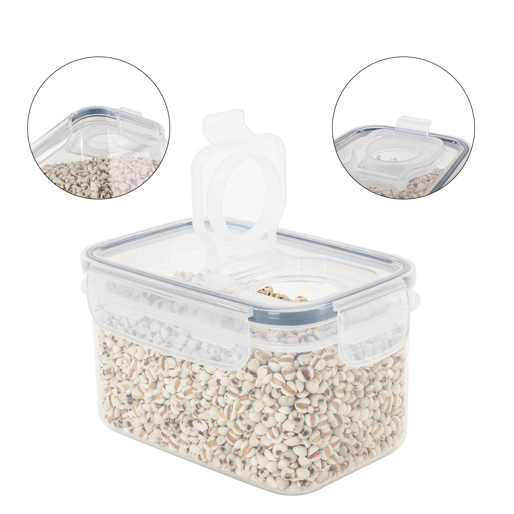 봉인 된 플라스틱 식품 보관 상자 시리얼 캔디 뚜껑이있 - Food Storage Jar Set 리뷰 및 가격