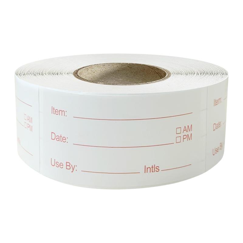 500개/롤 5*2.5cm 주방 스티커 냉장고 냉동고  - Food Storage Labels 리뷰 및 가격