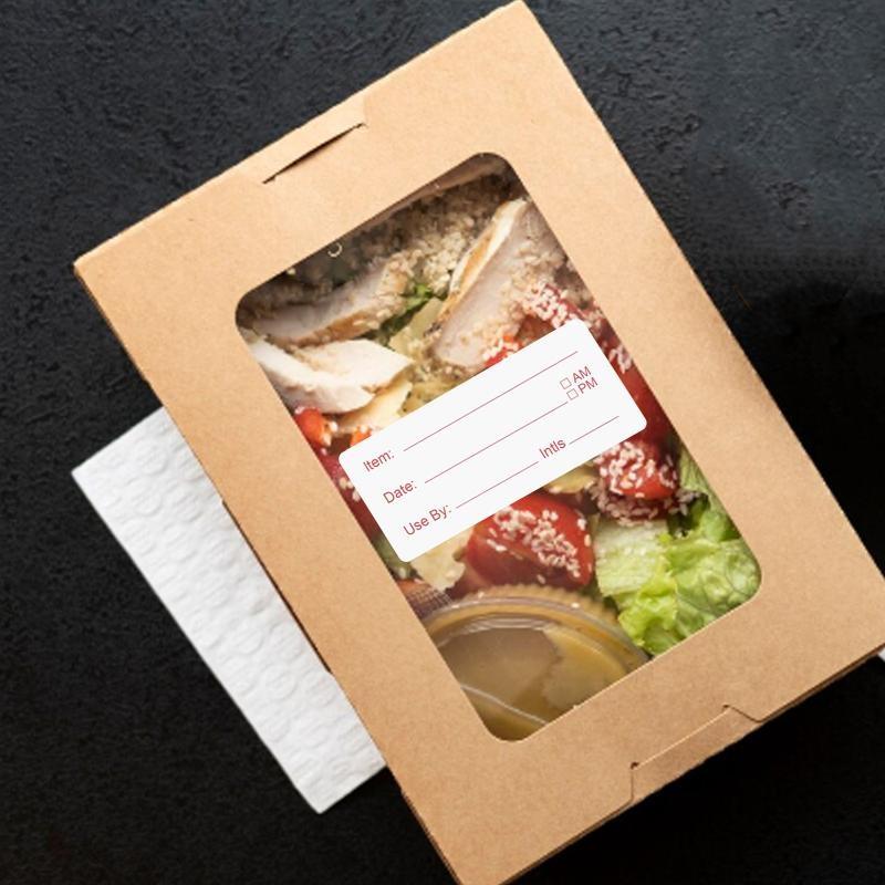 500개/롤 5*2.5cm 주방 스티커 냉장고 냉동고  - Food Storage Labels 리뷰 및 가격